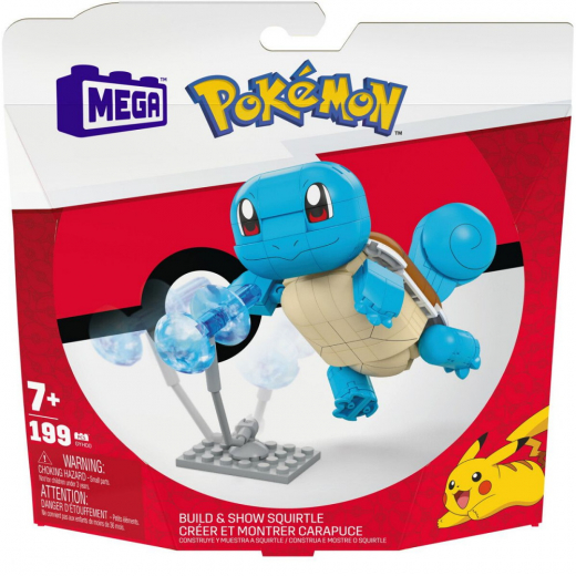 MEGA Pokémon Medium Character - Squirtle i gruppen LEKSAKER / Byggklossar hos Spelexperten (973-1118-S)