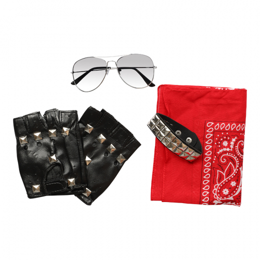 Maskeradkit - Punkrockare i gruppen LEKSAKER / Utklädnad / Halloween / Maskeraddräkter / Maskeradkit hos Spelexperten (97539)