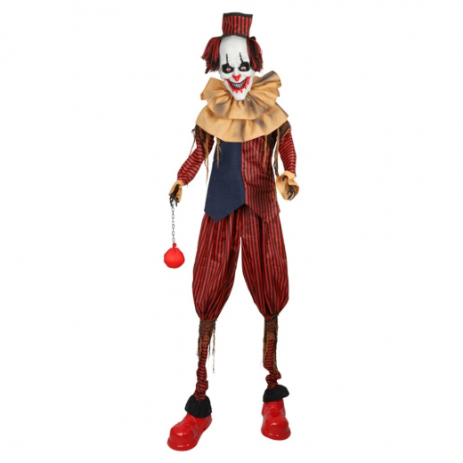 Standing Animated Clown Dekoration 250 cm i gruppen LEKSAKER / Utklädnad / Halloween / Tillbehör Halloween hos Spelexperten (97762)