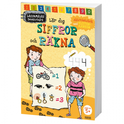 LasseMajas detektivbyrå lär dig siffror och räkna i gruppen LEKSAKER / Skapa & måla / Skriva och Rita / Pysselböcker hos Spelexperten (9789179811440)