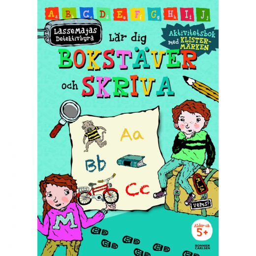 LasseMajas detektivbyrå lär dig bokstäver och skriva i gruppen LEKSAKER / Skapa & måla / Skriva och Rita / Pysselböcker hos Spelexperten (9789179811457)