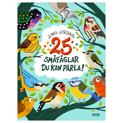 25 Småfåglar du kan pärla i gruppen LEKSAKER / Skapa & måla / Skriva och Rita / Pysselböcker hos Spelexperten (9789179814199)