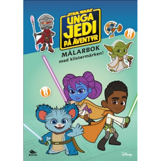 Målarbok Med Klistermärken - Unga Jedi På Äventyr i gruppen LEKSAKER / Skapa & måla / Skriva och Rita / Målarböcker hos Spelexperten (9789190044049)