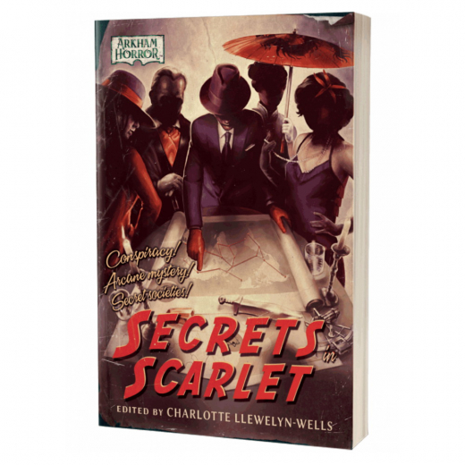 Arkham Horror Novel - Secrets in Scarlet i gruppen SÄLLSKAPSSPEL / Tillbehör hos Spelexperten (ACOARKCLLE013)