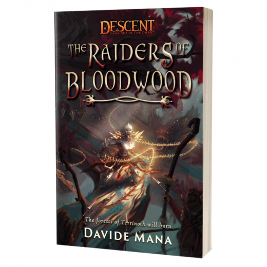 Descent Novel: The Raiders of Bloodwood i gruppen SÄLLSKAPSSPEL / Tillbehör hos Spelexperten (ACODESDMAN001)