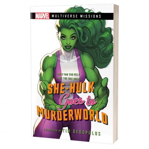 Marvel Novel: She-Hulk goes to Murderworld i gruppen SÄLLSKAPSSPEL / Tillbehör hos Spelexperten (ACOMGBTDED002)