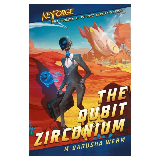 Keyforge Novel - The Qubit Zirconium i gruppen  hos Spelexperten (ACOQUB80661)