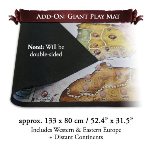Europa Universalis: The Price of Power - Giant Play Mat i gruppen SÄLLSKAPSSPEL / Tillbehör / Övriga hos Spelexperten (AGI005)