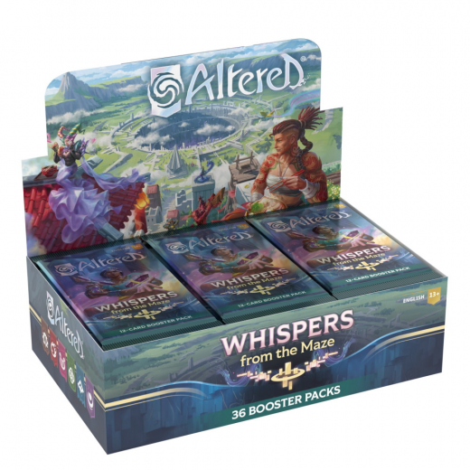 Altered TCG: Whispers From The Maze Booster Display i gruppen SÄLLSKAPSSPEL / Kortspel hos Spelexperten (ALTBST03EN-DIS)