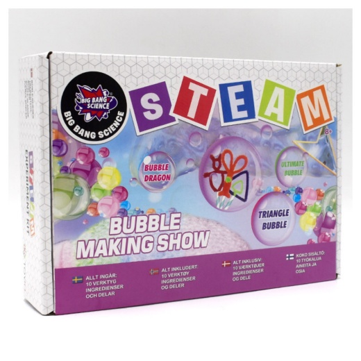 STEAM Bubble Making Show i gruppen LEKSAKER / Experiment & teknik hos Spelexperten (AM002)