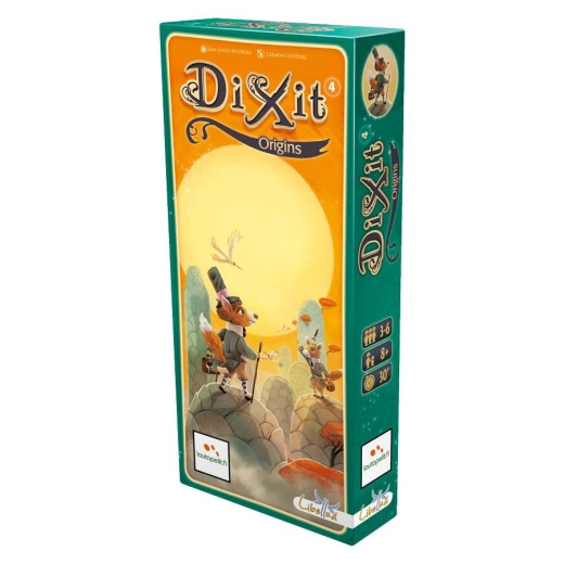 Dixit: 4 Origins (Exp.) i gruppen SÄLLSKAPSSPEL hos Spelexperten (AMDDIX06)