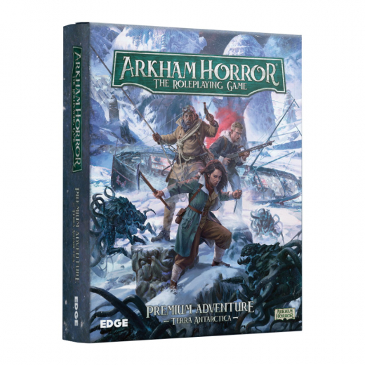 Arkham Horror RPG: Terra Antarctica - Premium Adventures i gruppen SÄLLSKAPSSPEL / Rollspel hos Spelexperten (AMDESDPSAH04EN)