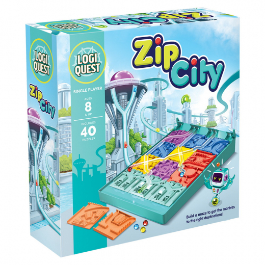 Logiquest: Zip City (Eng) i gruppen  hos Spelexperten (AMDMIXLQ04)