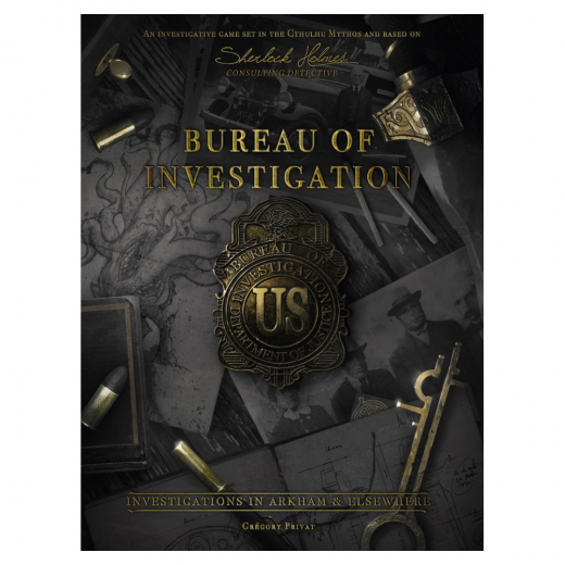 Bureau of Investigation: Investigations in Arkham & Elsewhere i gruppen SÄLLSKAPSSPEL / Strategispel hos Spelexperten (AMDSCSHBOI01EN)