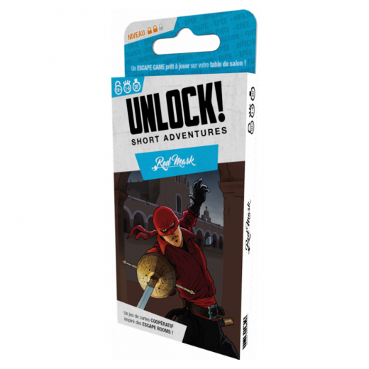 Unlock! Short Adventures - Red Mask i gruppen SÄLLSKAPSSPEL / Kortspel hos Spelexperten (AMDSCUNLSH07)