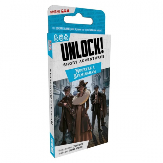 Unlock! Short Adventures - Murder in Birmingham i gruppen SÄLLSKAPSSPEL / Kortspel hos Spelexperten (AMDSCUNLSH09)