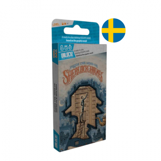 Unlock! Short Adventures - Inside the Mind of Sherlock Holmes (Swe) i gruppen SÄLLSKAPSSPEL / Spelserier / Unlock! hos Spelexperten (AMDSCUNLSH10SE)