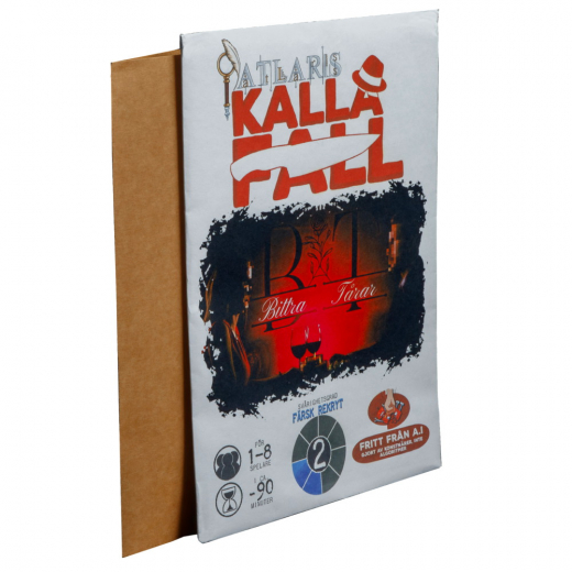 Atlaris Kalla Fall - Bittra Tårar i gruppen SÄLLSKAPSSPEL / Escape Room / Mordgåtor & utredningar hos Spelexperten (AT-1)