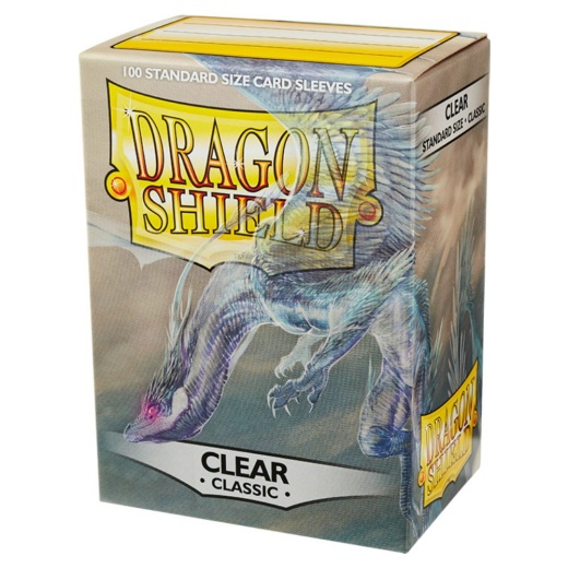 Sleeves Dragon Shield - Classic 63 x 88 mm Clear i gruppen SÄLLSKAPSSPEL / Tillbehör / Sleeves hos Spelexperten (AT10001)