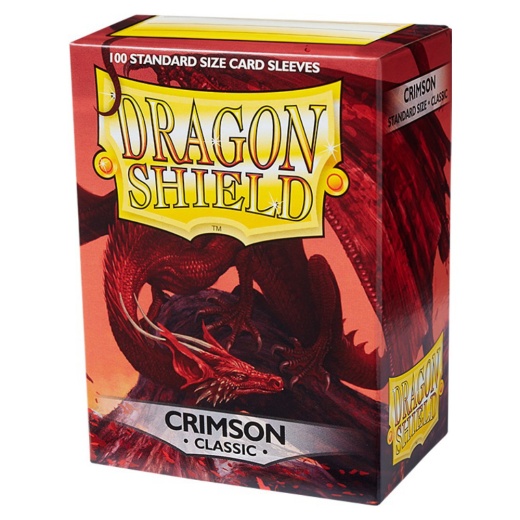 Sleeves Dragon Shield - Classic 63 x 88 mm Crimson i gruppen SÄLLSKAPSSPEL / Tillbehör / Sleeves hos Spelexperten (AT10021)