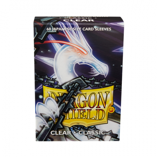 Sleeves Dragon Shield - Classic Japanese 59 x 86 mm Clear i gruppen SÄLLSKAPSSPEL / Tillbehör / Sleeves hos Spelexperten (AT10601)