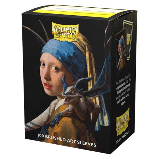 Sleeves Dragon Shield - 63 x 88 mm The Girl With The Pearl Earring i gruppen  hos Spelexperten (AT12058)