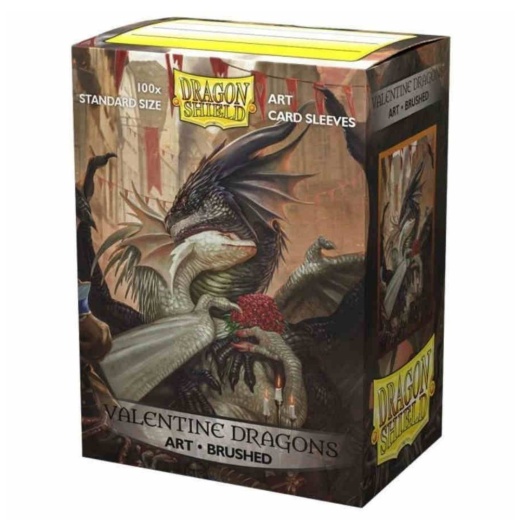 Sleeves Dragon Shield - 63 x 88 mm Valentine Dragon 2021 i gruppen  hos Spelexperten (AT12063)