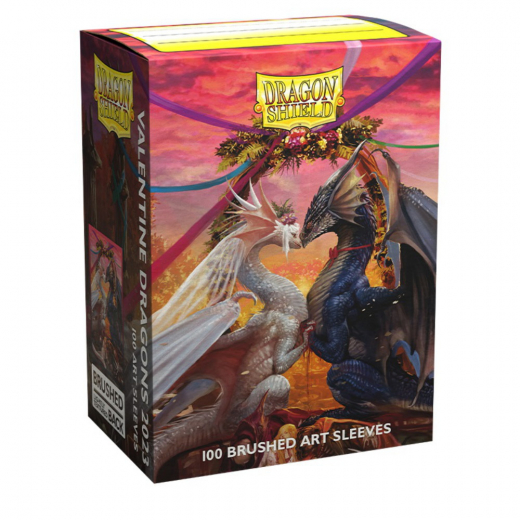 Sleeves Dragon Shield - 63 x 88 mm Valentine Dragon 2023 i gruppen  hos Spelexperten (AT12083)