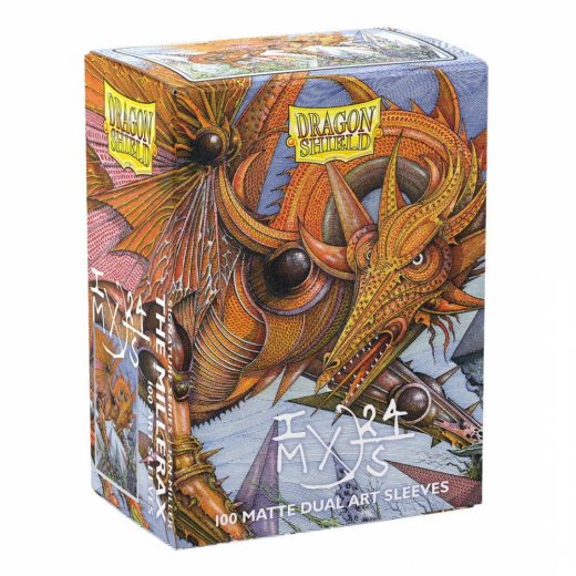Sleeves Dragon Shield Matte - 63 x 88 mm The Millerax i gruppen SÄLLSKAPSSPEL / Tillbehör / Sleeves hos Spelexperten (AT12129)
