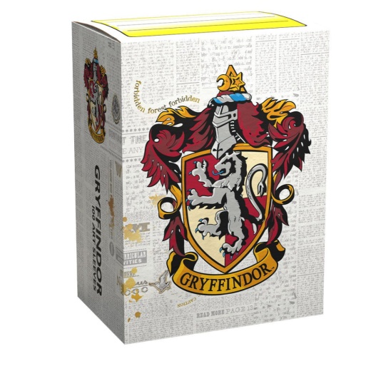 Sleeves Arcane Tinmen - 63 x 88 mm Gryffindor i gruppen SÄLLSKAPSSPEL / Tillbehör / Sleeves hos Spelexperten (AT16025)