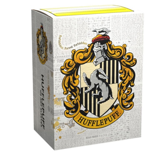 Sleeves Arcane Tinmen - 63 x 88 mm Hufflepuff i gruppen SÄLLSKAPSSPEL / Tillbehör / Sleeves hos Spelexperten (AT16027)