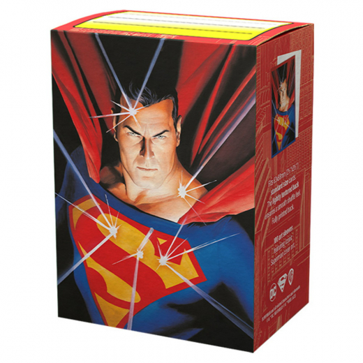 Sleeves Dragon Shield - 63 x 88 mm Superman - Superman Series 1 i gruppen SÄLLSKAPSSPEL / Tillbehör / Sleeves hos Spelexperten (AT16095)