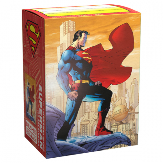 Sleeves Dragon Shield - 63 x 88 mm Superman - Superman Series 3 i gruppen SÄLLSKAPSSPEL / Tillbehör / Sleeves hos Spelexperten (AT16097)