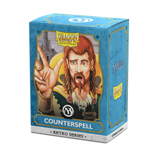 Sleeves Magic - 63 x 88 mm Retro Series: Counterspell i gruppen SÄLLSKAPSSPEL / Tillbehör / Sleeves hos Spelexperten (AT16532)
