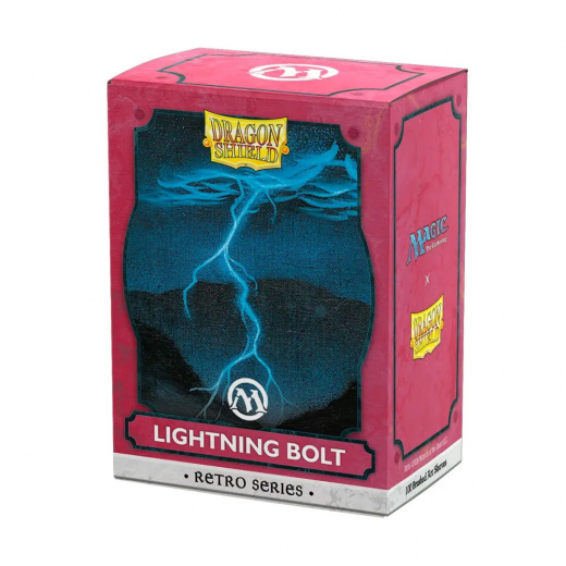 Sleeves Magic - 63 x 88 mm Retro Series: Lightning Bolt i gruppen SÄLLSKAPSSPEL / Tillbehör / Sleeves hos Spelexperten (AT16534)