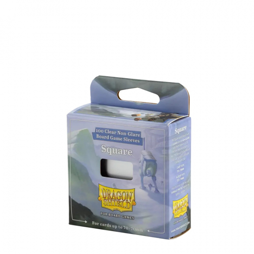 Sleeves Dragon Shield 70 x 70 mm Clear/Non-Glare i gruppen SÄLLSKAPSSPEL / Tillbehör / Sleeves hos Spelexperten (AT60207)