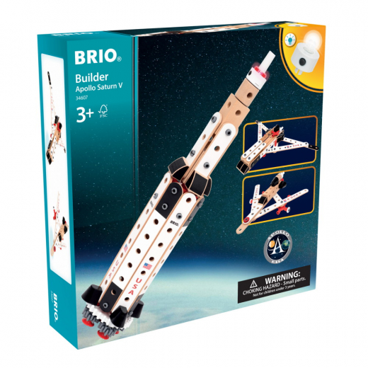 Brio - Builder Apollo Saturn V i gruppen LEKSAKER / Experiment & teknik hos Spelexperten (B-34607)