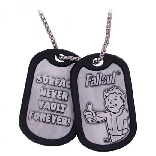Fallout Metal Dog Tags i gruppen LEKSAKER / Samlarprylar / Fallout Samlarprylar hos Spelexperten (B-FLT002)
