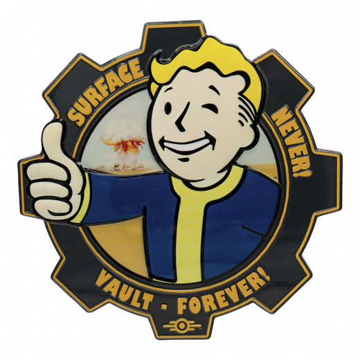 Fallout Vault Boy Resin Plaque i gruppen LEKSAKER / Samlarprylar / Fallout Samlarprylar hos Spelexperten (B-FLT102)