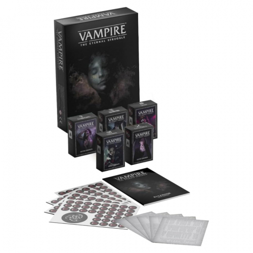 Vampire: The Eternal Struggle TCG - Fifth Edition Starter Kit i gruppen SÄLLSKAPSSPEL hos Spelexperten (BCP024)