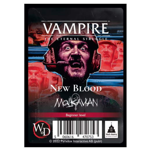 Vampire: The Eternal Struggle TCG - New Blood Malkavian i gruppen SÄLLSKAPSSPEL / Kortspel hos Spelexperten (BCP034)