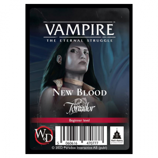 Vampire: The Eternal Struggle TCG - New Blood Toreador i gruppen SÄLLSKAPSSPEL / Kortspel hos Spelexperten (BCP036)