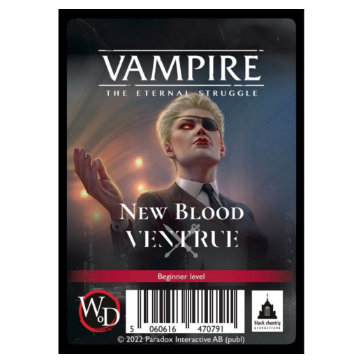 Vampire: The Eternal Struggle TCG - New Blood Ventrue i gruppen SÄLLSKAPSSPEL / Kortspel hos Spelexperten (BCP038)