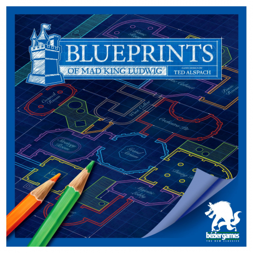 Blueprints of Mad King Ludwig i gruppen SÄLLSKAPSSPEL / Strategispel hos Spelexperten (BEZBMKL)
