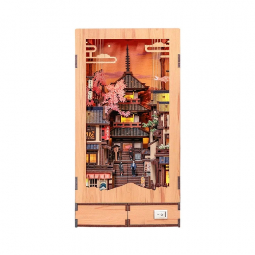 Cutebee Book Nook -Twilight Sakura Path i gruppen PUSSEL / Book Nook / Cutebee hos Spelexperten (BJAA402)