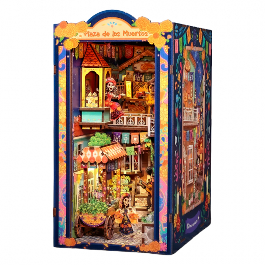 Cutebee Book Nook - Plaza de los Muertos i gruppen PUSSEL / Book Nook / Cutebee hos Spelexperten (BJAA405)