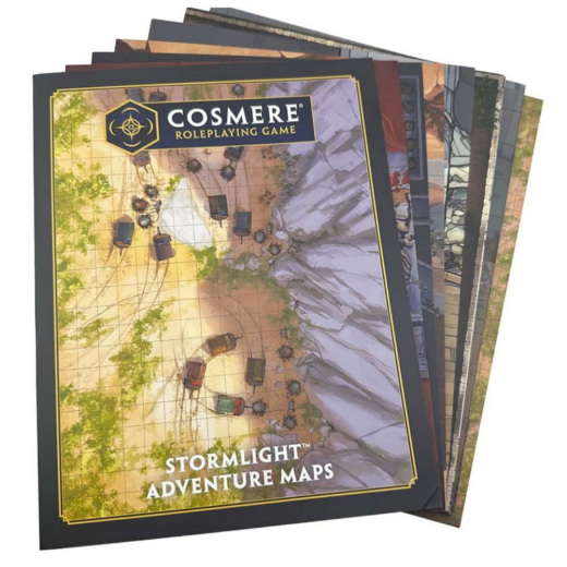 Cosmere RPG: Stormlight - Adventure Maps i gruppen SÄLLSKAPSSPEL / Rollspel / Cosmere RPG hos Spelexperten (BMG9117)