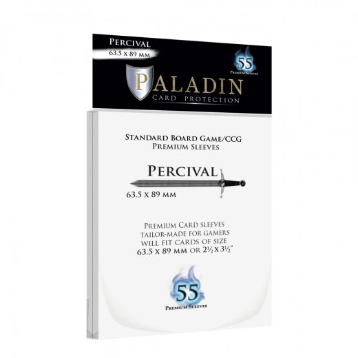 Paladin Sleeves 63,5 x 89 mm Percival i gruppen SÄLLSKAPSSPEL / Tillbehör / Sleeves hos Spelexperten (BND00041)