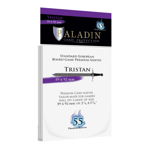 Paladin Sleeves 55 x 92 mm Tristan i gruppen SÄLLSKAPSSPEL / Tillbehör / Sleeves hos Spelexperten (BND00042)