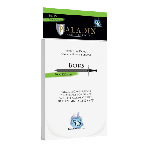 Paladin Sleeves 70 x 120 mm Bors i gruppen SÄLLSKAPSSPEL / Tillbehör / Sleeves hos Spelexperten (BND00049)